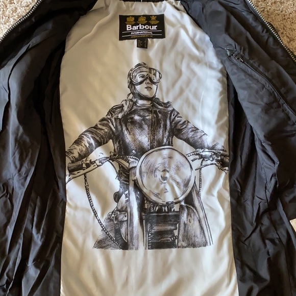 Barbour Extractor Leather Trim Quilted Jacket US 4 - Picture 9 of 10